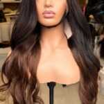 Long Dark Brown Wavy Wig